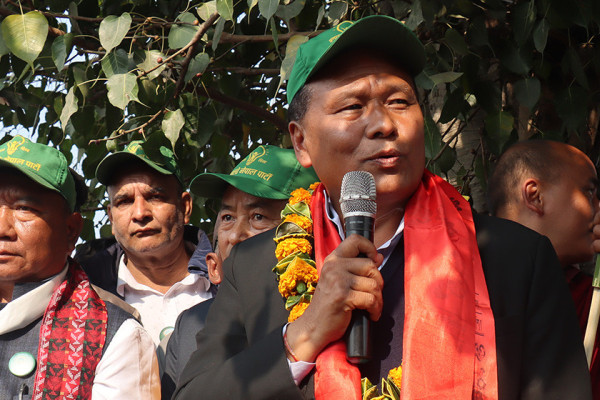 आगामी निर्वाचन काम गर्ने र भाषण गर्नेबिचको प्रतिस्पर्धा होः अध्यक्ष घिसिङ